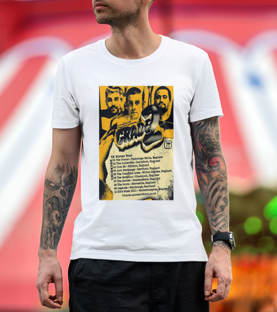 Grade 2 UK Winter Tour December 2024 England Scotland T-Shirt