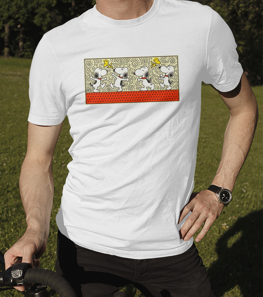 Snoopy And Woodstock Peanuts Doodle Friends T-Shirt