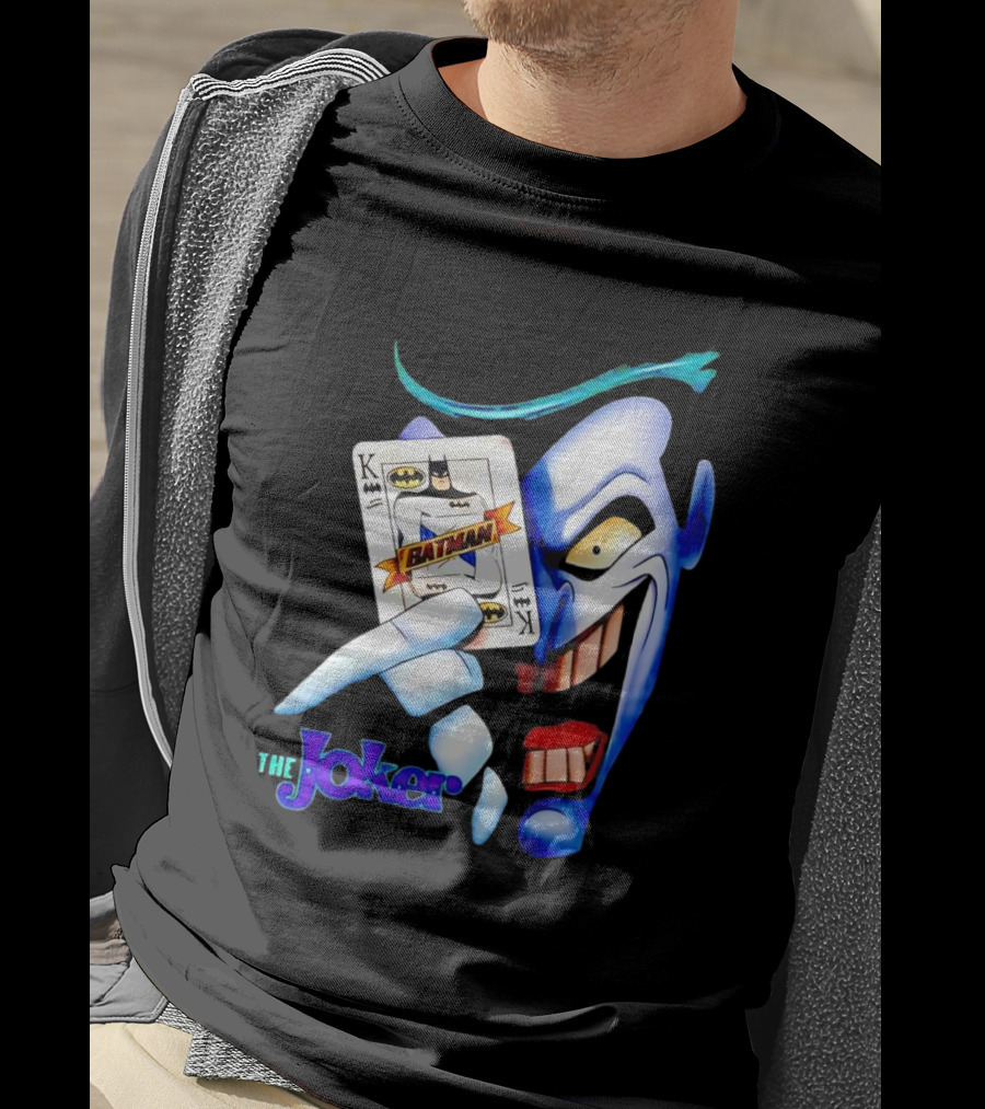 The Joker Batman Card Face T-Shirt