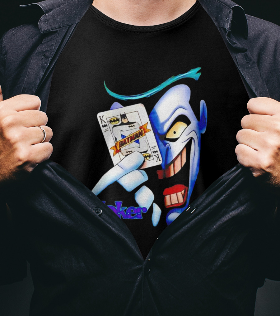The Joker Batman Card Face T-Shirt
