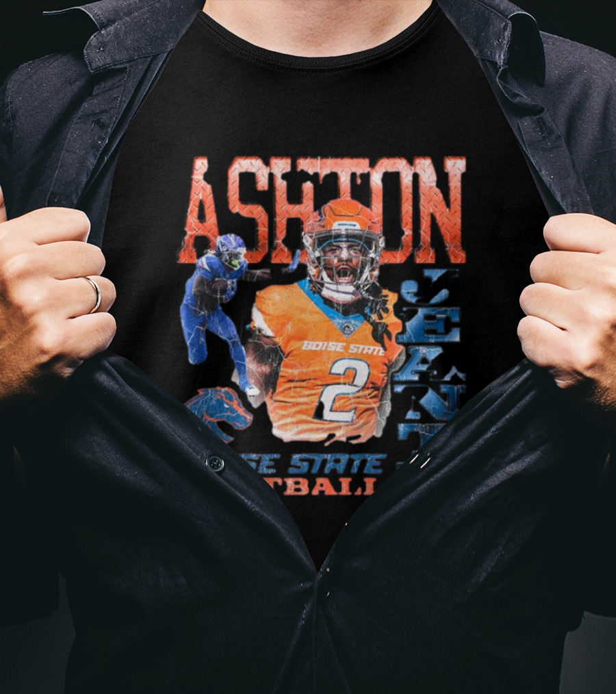 Ashton Jeanty Boise State Football Vintage Broncos 2 T-Shirt