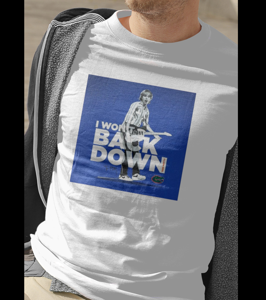 I Won’t Back Down Tom Petty Florida Gators T-Petty Signature T-Shirt