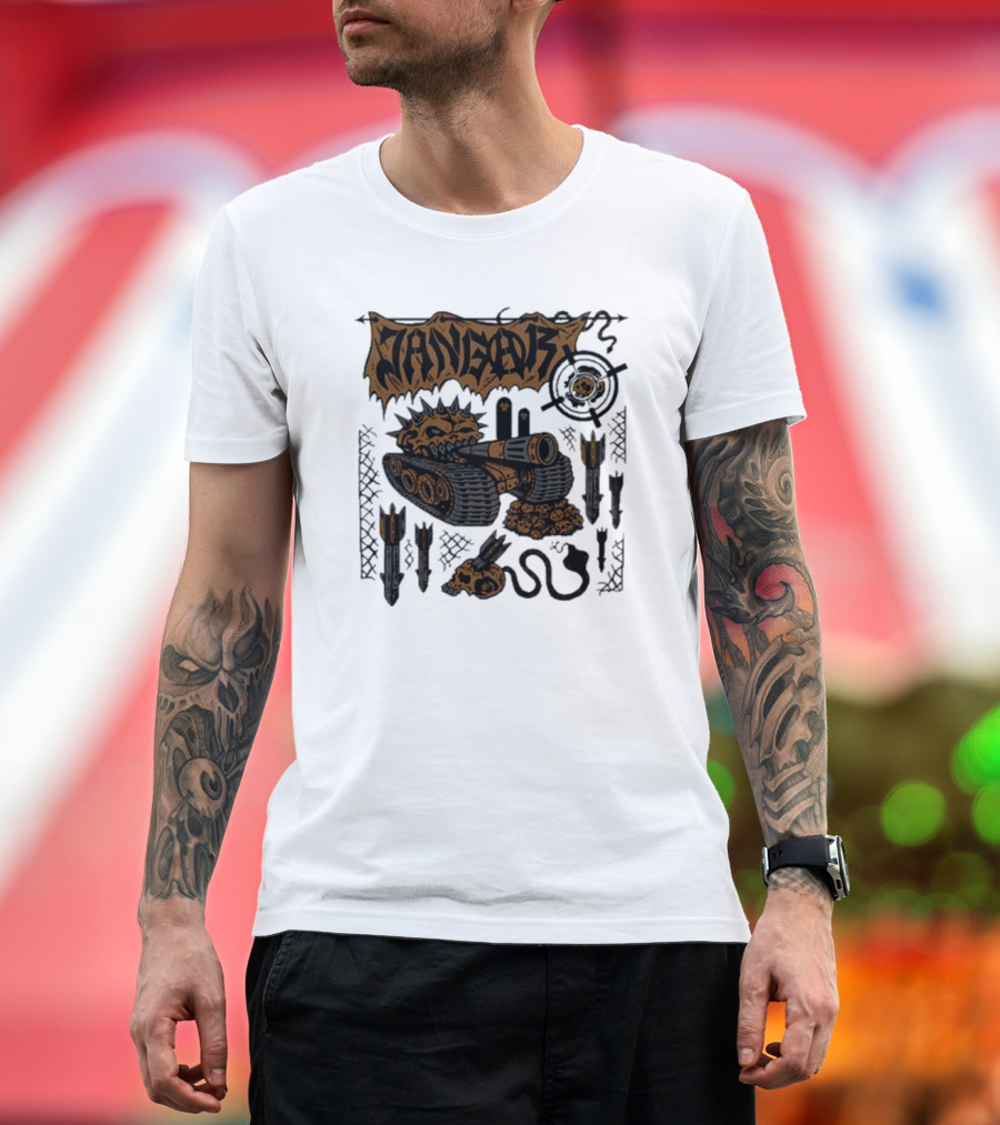 Jangar Demagog Heavy Metal Tank Skull T-Shirt