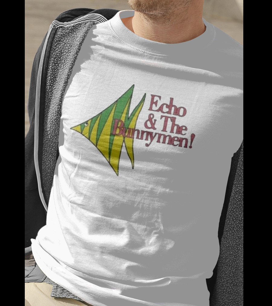 Echo And The Bunnymen Fish Graphic Bunnymen Store T-Shirt