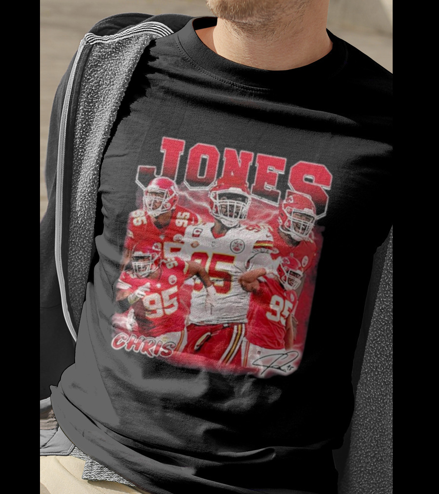 Chris Jones Kansas City Chiefs Legendary Number 95 Player T-Shirt