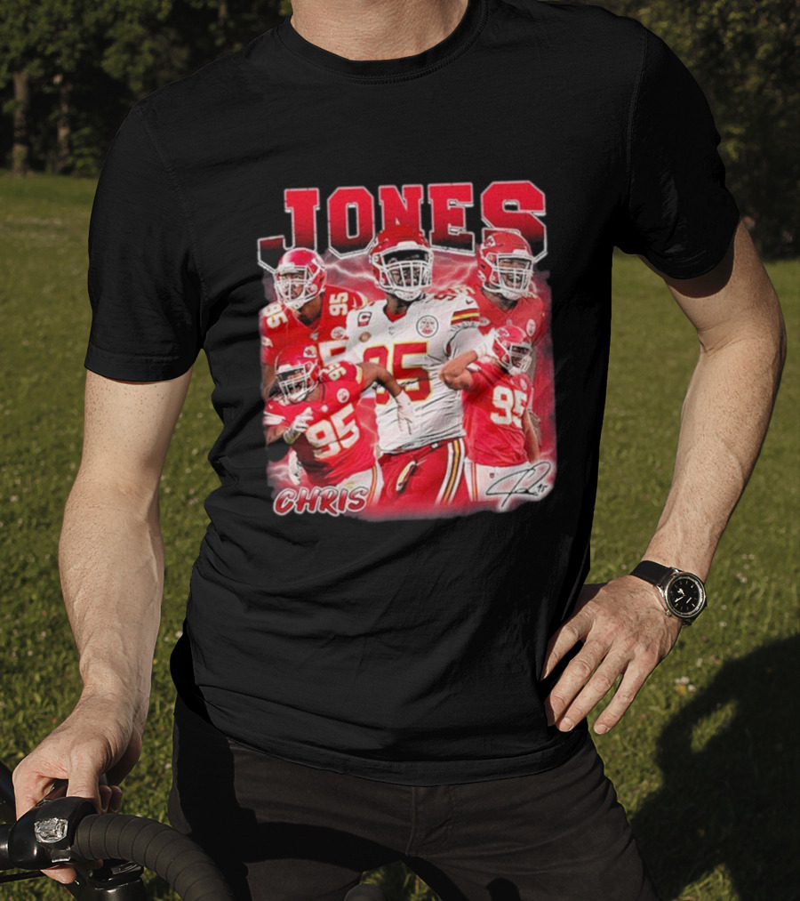 Chris Jones Kansas City Chiefs Legendary Number 95 Player T-Shirt