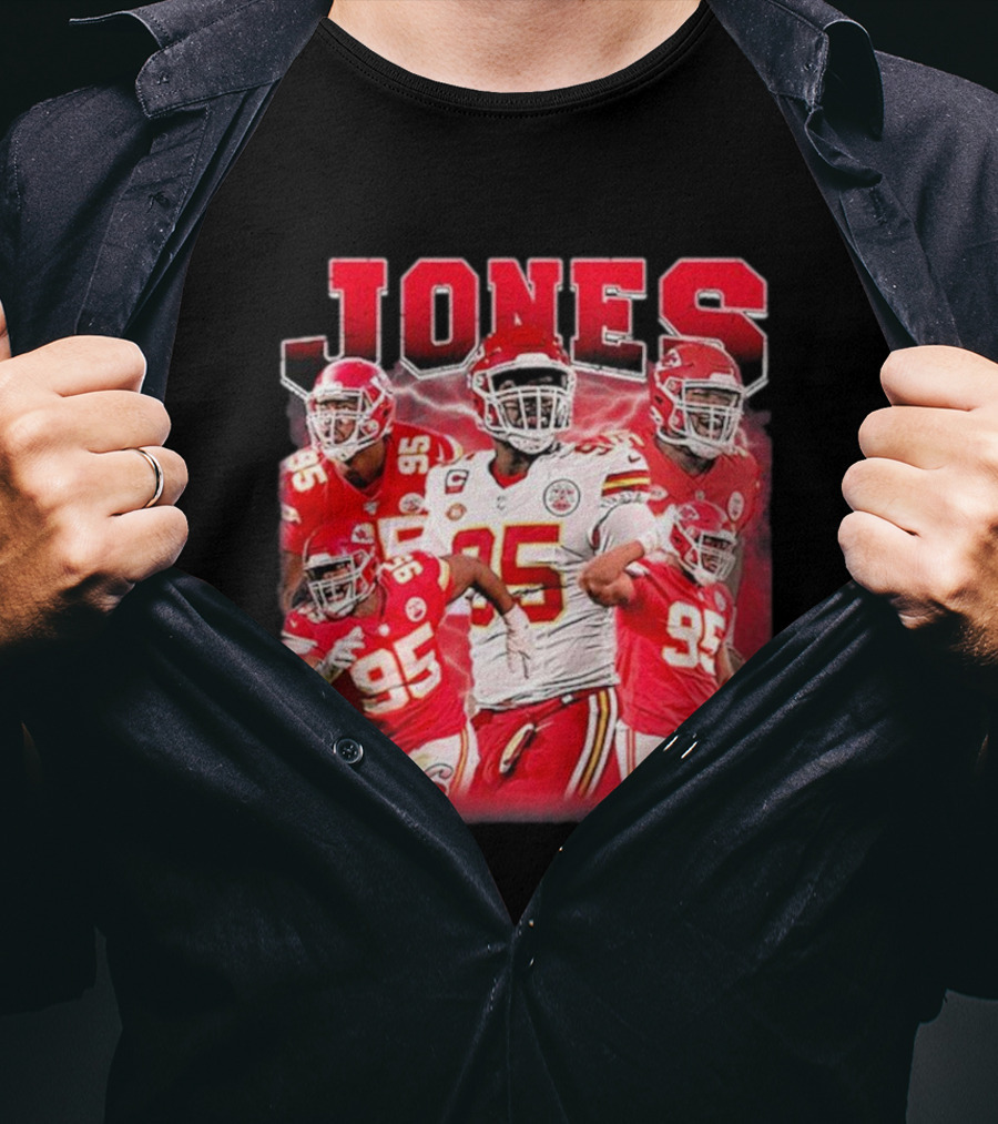 Chris Jones Kansas City Chiefs Legendary Number 95 Player T-Shirt