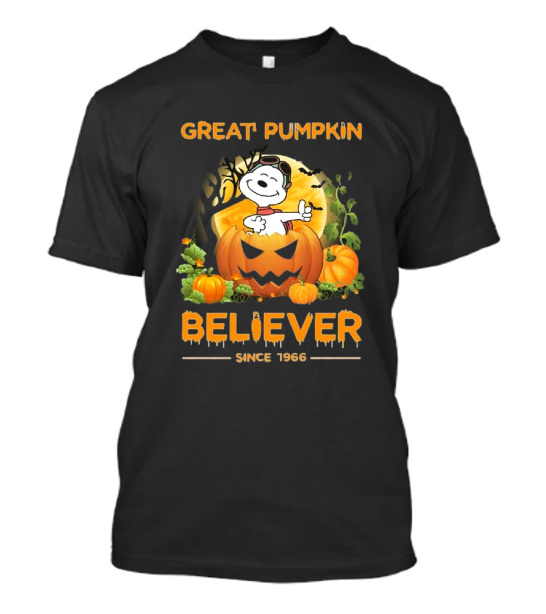 Great Pumpkin Believer Since 1966 Snoopy Peanuts T-Shirt