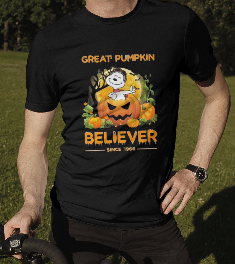 Great Pumpkin Believer Since 1966 Snoopy Peanuts T-Shirt