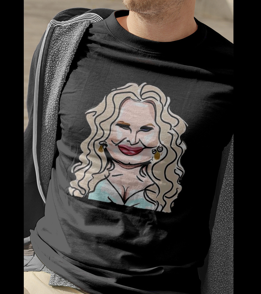 Jennifer Coolidge Cartoon Sticker T-Shirt