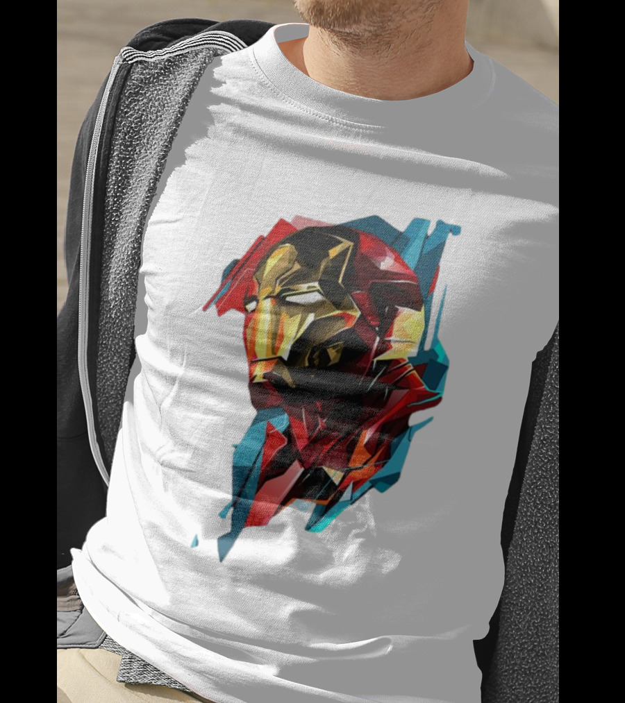Marvel Avengers Endgame Iron Man Abstract T-Shirt