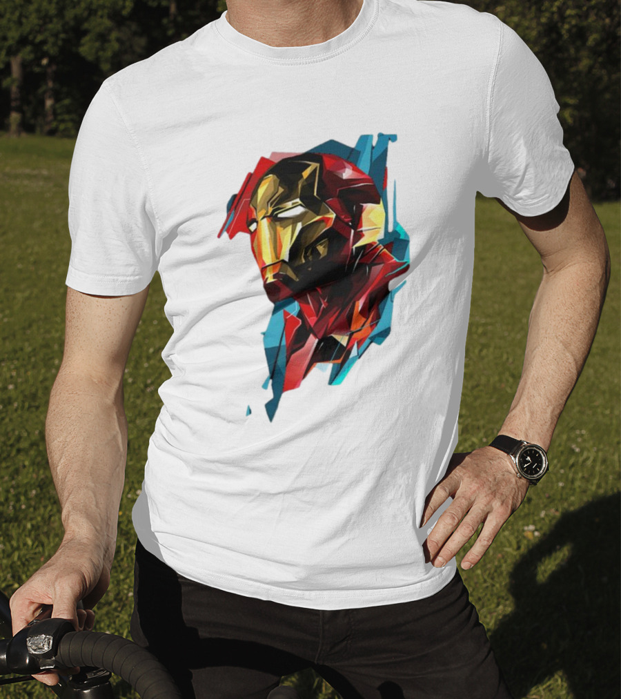 Marvel Avengers Endgame Iron Man Abstract T-Shirt