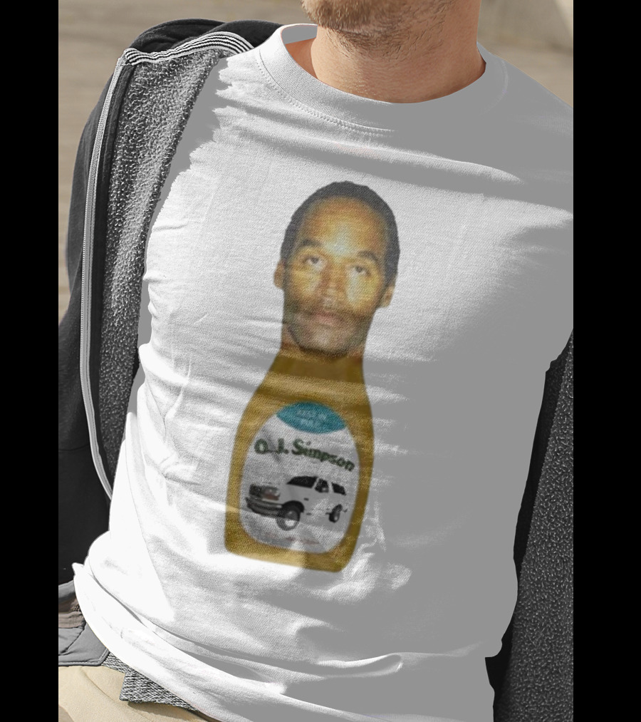 O.J. Simpson Rest In Pulp Illegal Car Chase Bottle T-Shirt