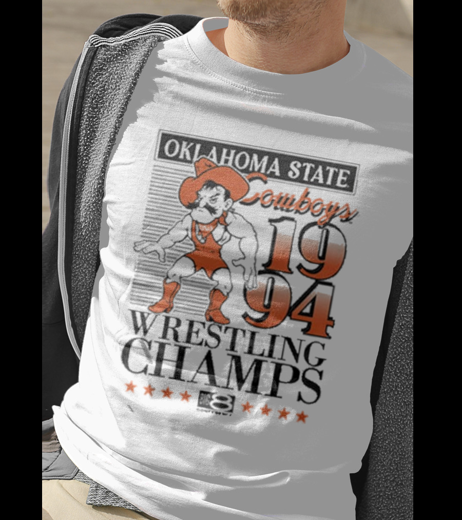 Oklahoma State Cowboys 1994 Wrestling Champs T-Shirt