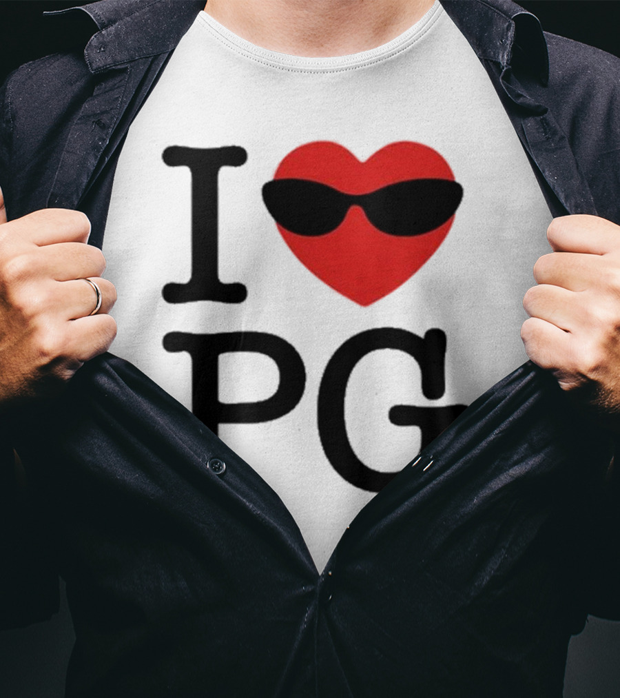 I Heart PG Cool Sunglasses Emblem T-Shirt