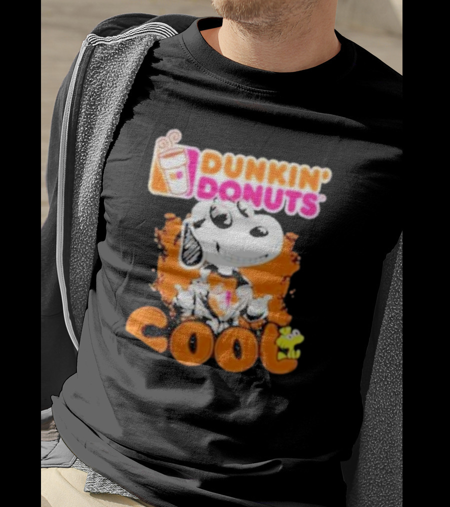 Snoopy Woodstock Dunkin' Donuts Cool T-Shirt