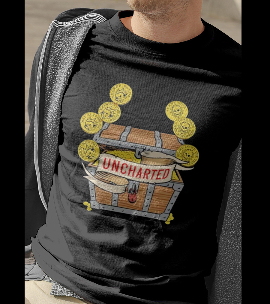Less Than Jake Uncharted Treasure Chest And Coins T-Shirt