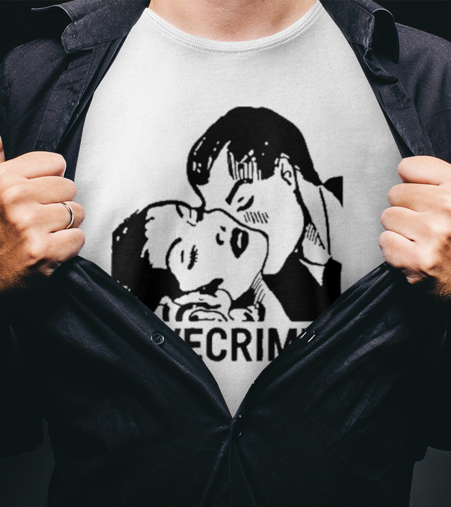 Lovecrimes Romantic Embrace Couple T-Shirt