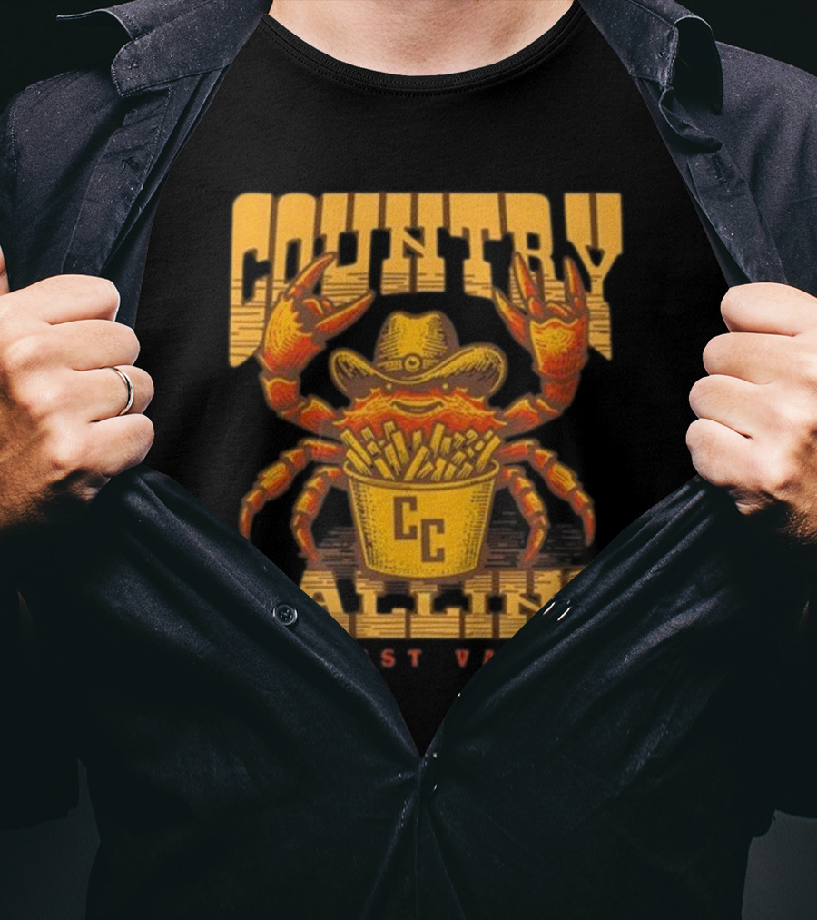 Country Calling Fest Val Crab Hat CC T-Shirt