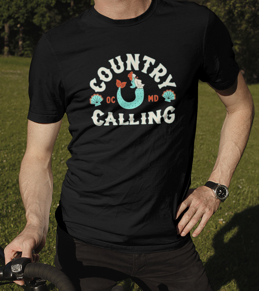 Country Calling Mermaid OC MD Festival T-Shirt