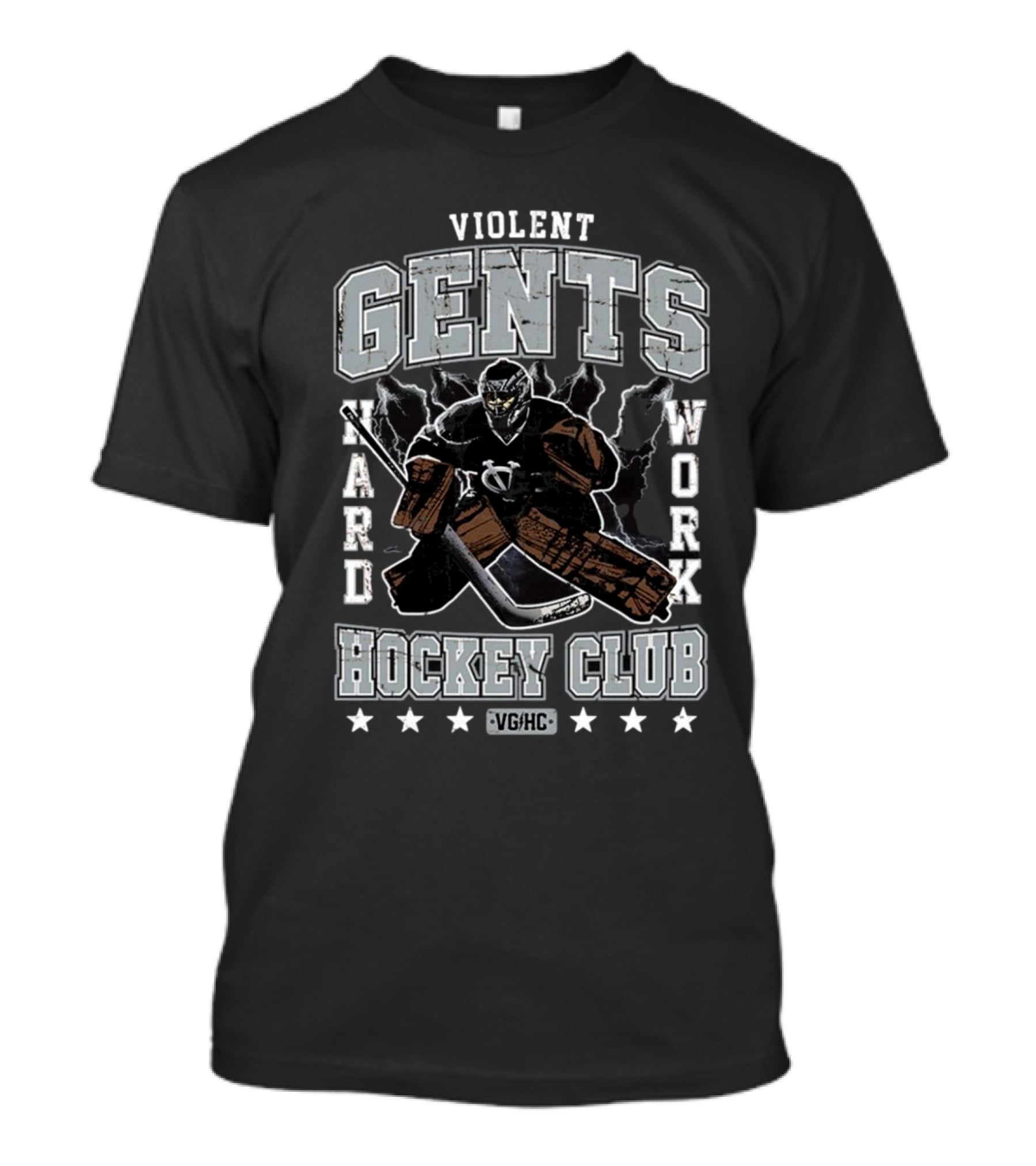 Violent Gents Hockey Club Hard Work VGHC Vintage Showstopper T-Shirt