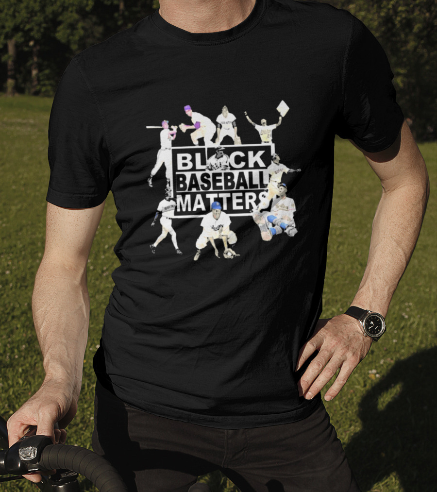 BBM Black Baseball Matters Legends On The Field Iconic Players Historic T-Shirt