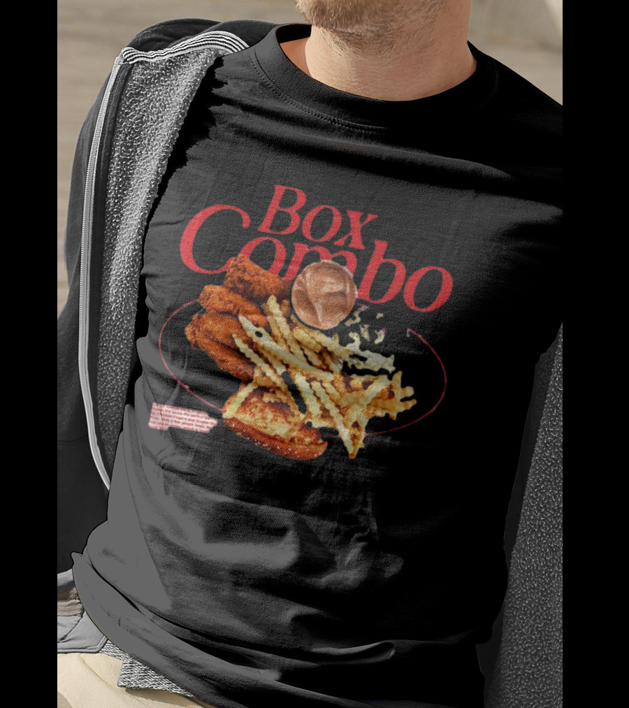 Box Combo Raising Cane's Chicken Fingers Crinkle-Cut Fries Texas Toast T-Shirt