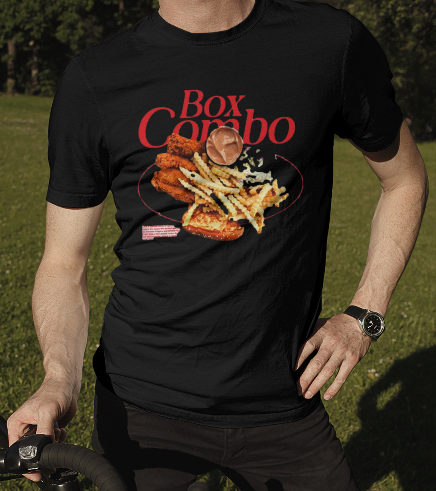 Box Combo Raising Cane's Chicken Fingers Crinkle-Cut Fries Texas Toast T-Shirt