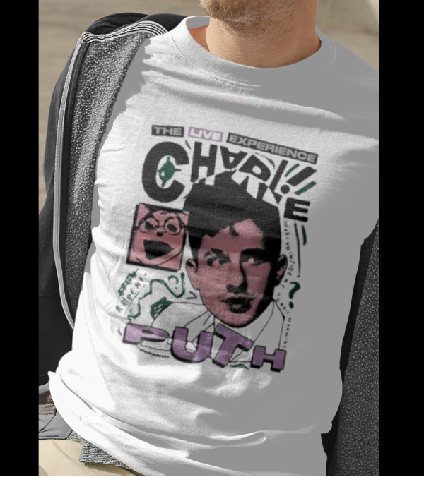 Charlie Puth 2024 The Live Experience Tour Retro T-Shirt