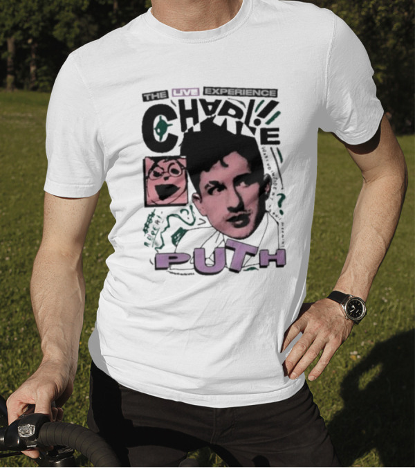 Charlie Puth 2024 The Live Experience Tour Retro T-Shirt