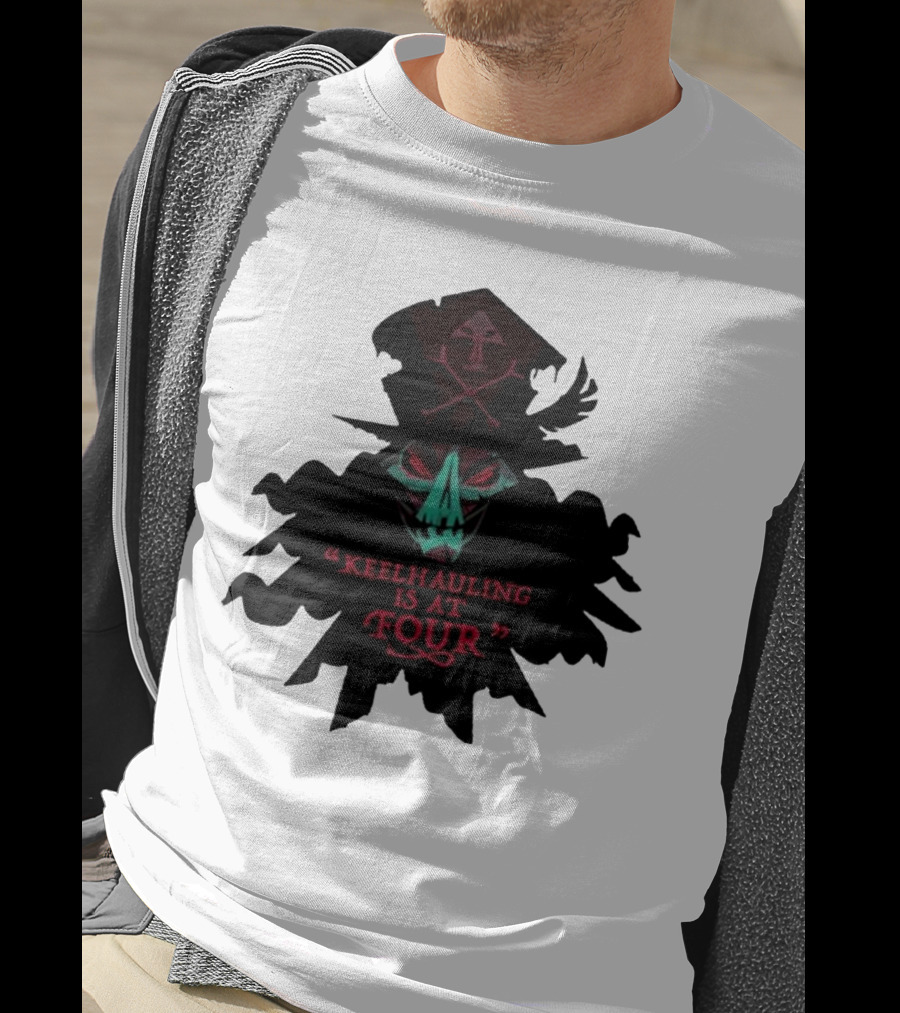 Devolver Digital Lechuck Keelhauling Is At Four Skulled Figure T-Shirt