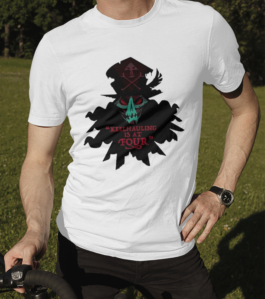 Devolver Digital Lechuck Keelhauling Is At Four Skulled Figure T-Shirt