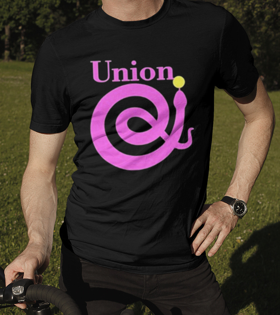 Union Pink Spiral Snake T-Shirt