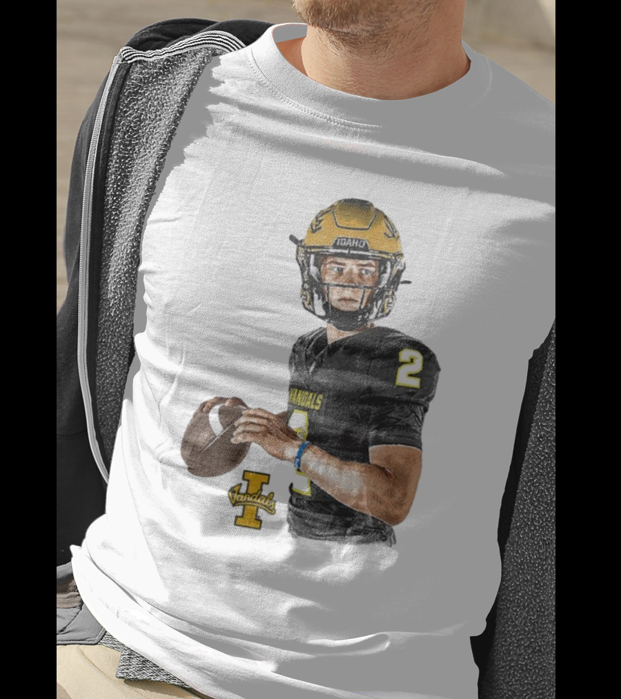 Idaho Vandals Football Player Jack Layne T-Shirt