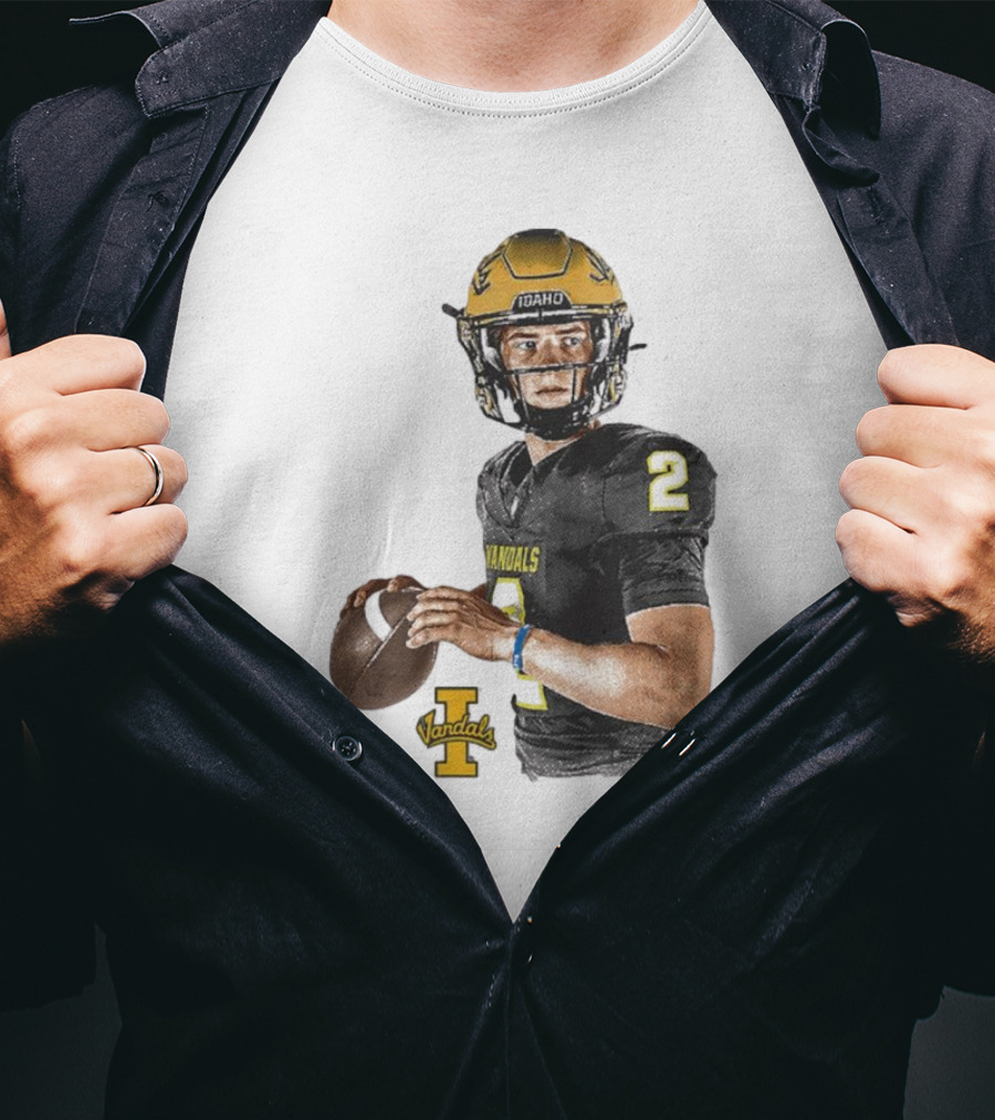 Idaho Vandals Football Player Jack Layne T-Shirt