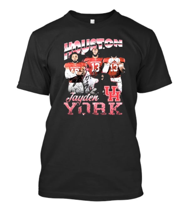 Houston Cougars Jayden York Vintage Signature UH Football T-Shirt