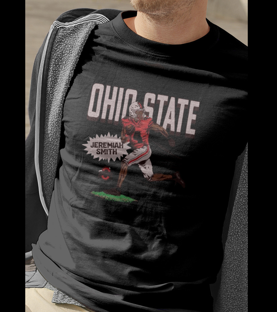 Ohio State Jeremiah Smith Football Run T-Shirt