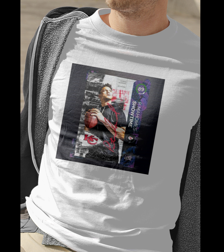 P. Mahomes Showtime Kansas City Chiefs 89 OVR MUT NFL T-Shirt