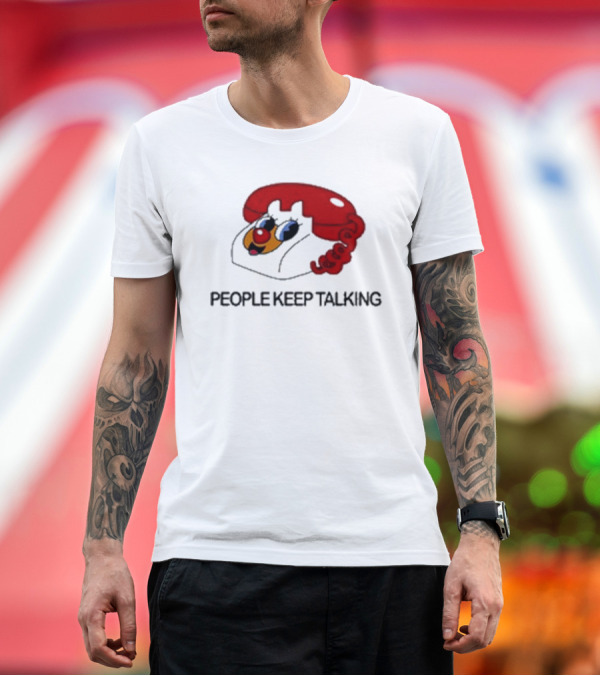 Premium T-Shirt: People Keep Talking Tour October 10 2024 Chicago IL Retro Telephone T-Shirt People Keep Talking Tour October 10 2024 Chicago IL Retro Telephone T-Shirt