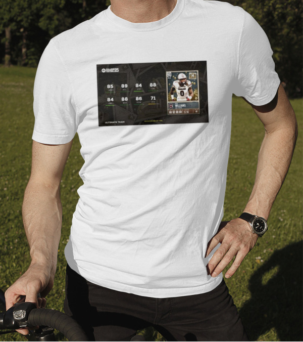 South Carolina Gamecocks Debo Williams Run Stopper Homecoming Key Ratings Madden NFL 25 Ultimate Team T-Shirt