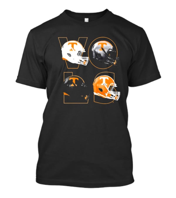 Tennessee Vols Multi Helmets NCAA Comfort Colors T-Shirt