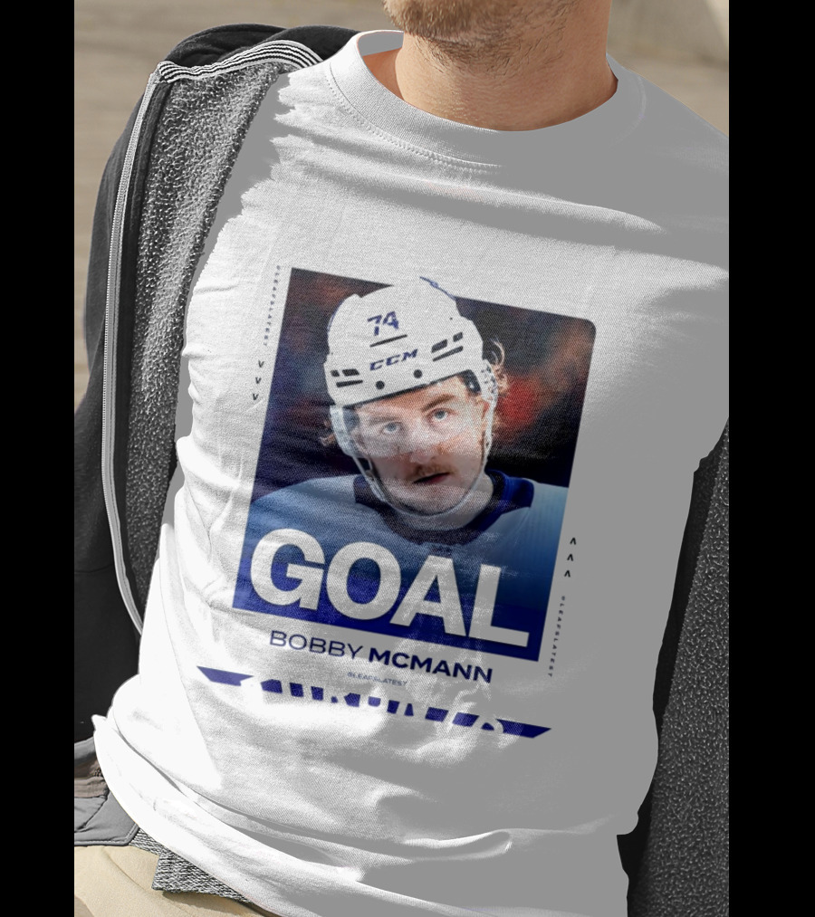 Toronto Maple Leafs NHL Goal Bobby McMann T-Shirt