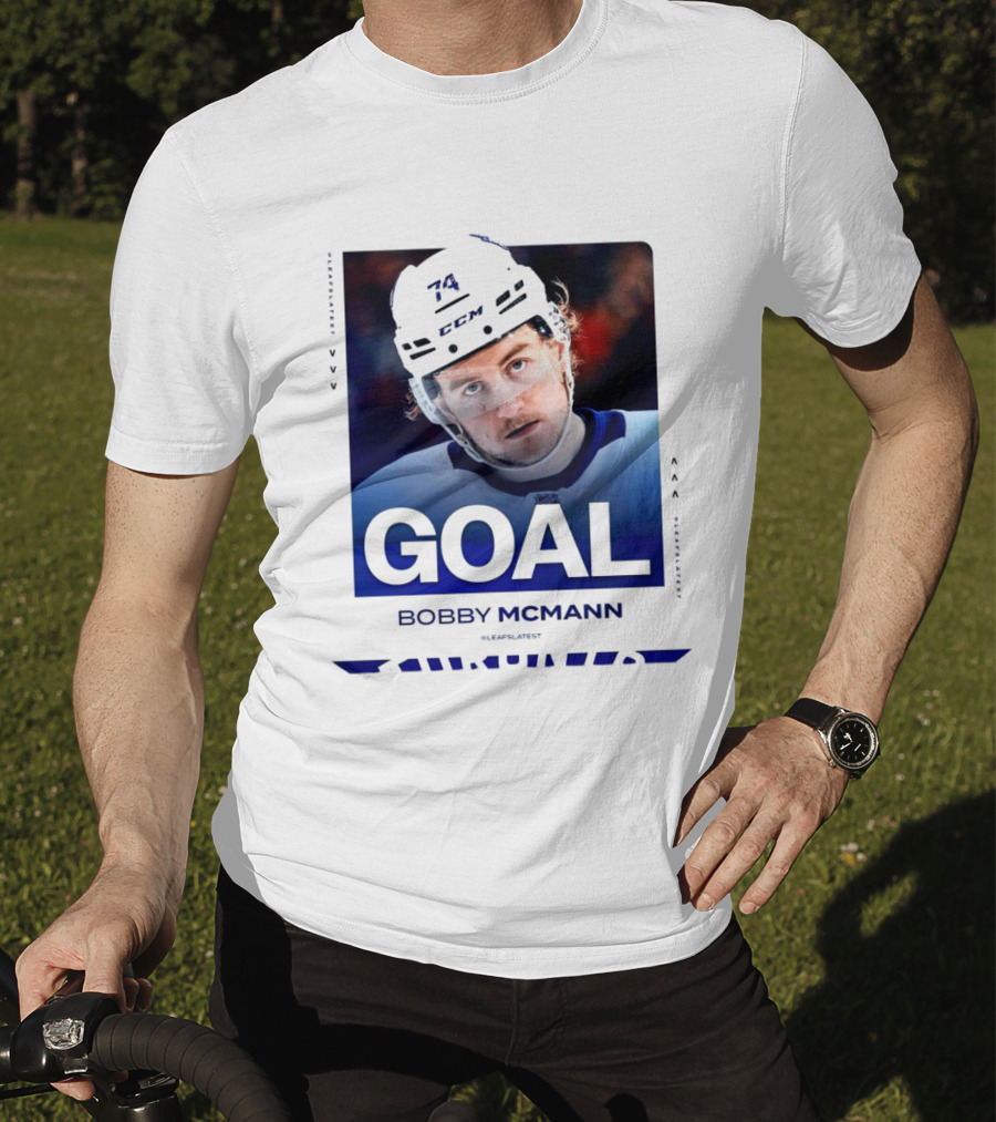 Toronto Maple Leafs NHL Goal Bobby McMann T-Shirt
