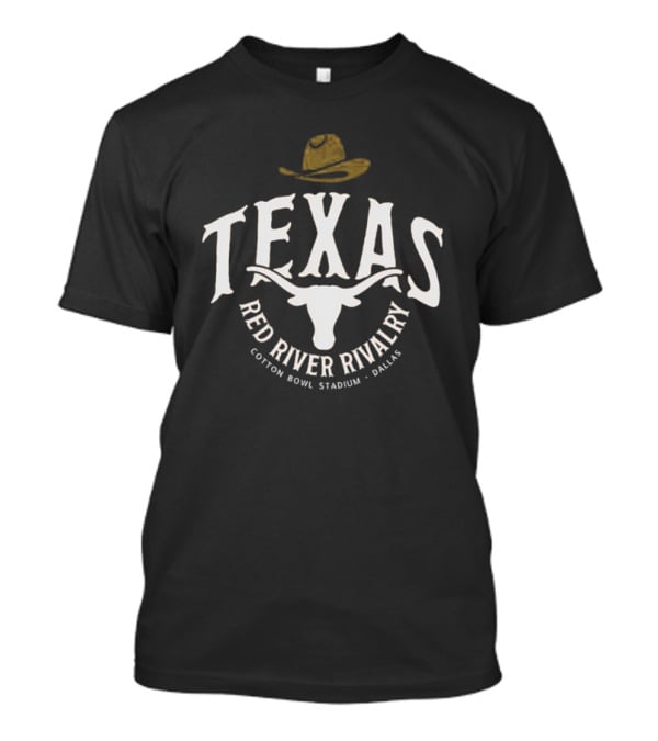 Texas Red River Rivalry Cotton Bowl Stadium Dallas T-Shirt