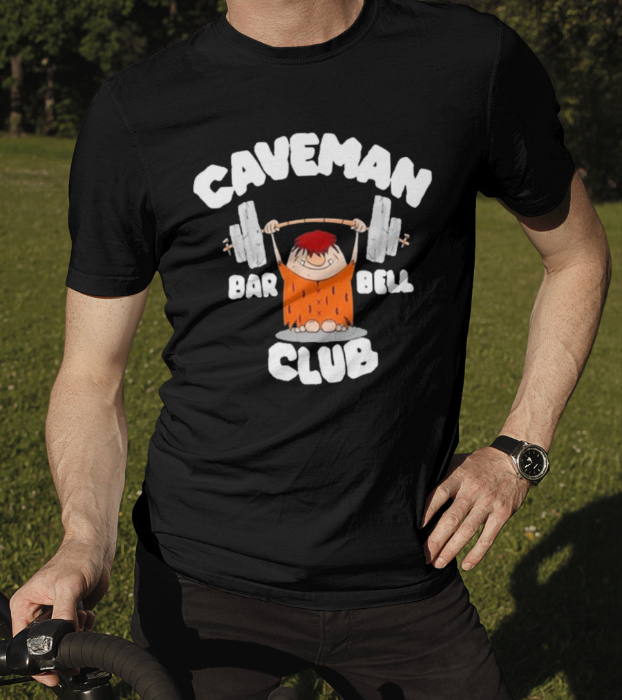 Caveman Barbell Club David Montgomery T-Shirt
