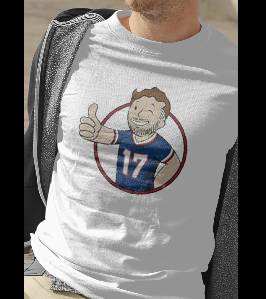 Edition Ball Out Vault Boy Thumbs Up Number 17 Jersey Blue Red T-Shirt