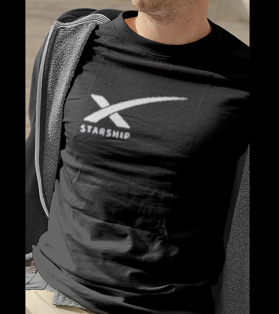 Elon Musk Starship Flight 5 SpaceX Logo Starship T-Shirt