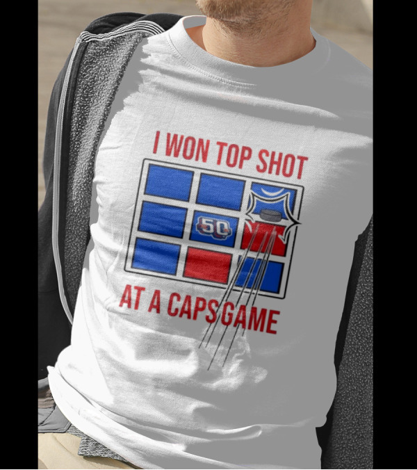 I Won Top Shot At A Caps Game 50th Anniversary T-Shirt