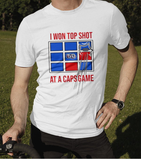 I Won Top Shot At A Caps Game 50th Anniversary T-Shirt
