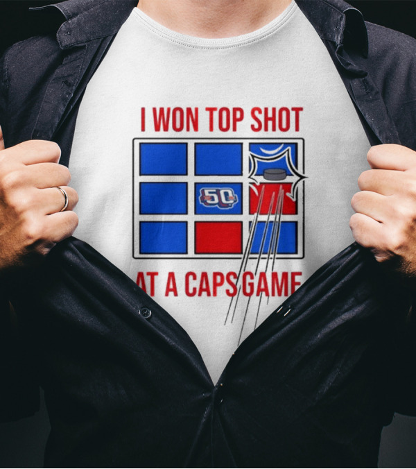 I Won Top Shot At A Caps Game 50th Anniversary T-Shirt
